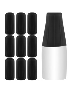 Fundas de Silicona para Botellas NACHLYNN 10 Pcs Negro