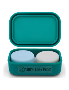 Estuche de Jabón de Viaje AIMAIAIMAI Verde a Prueba de Fugas