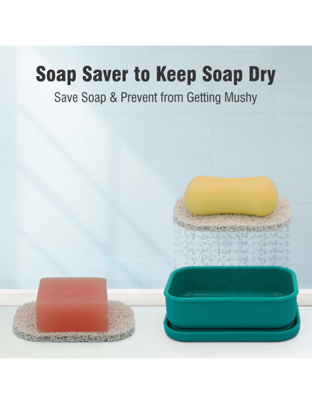 Estuche de Jabón de Viaje AIMAIAIMAI Verde a Prueba de Fugas