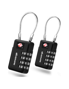 Candados de Equipaje GIVERARE TSA 4 Dígitos - 2 Piezas