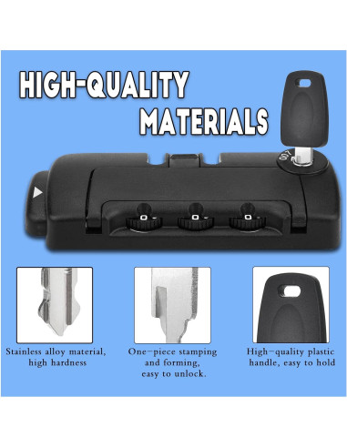 2 Llaves Compatibles Master Luggage 007 002 Celeyearnirs