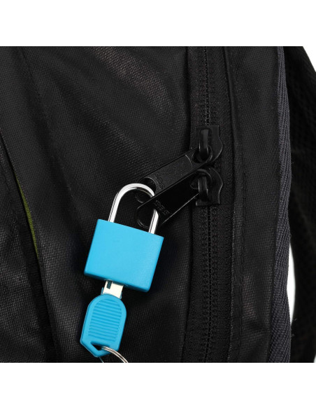 Candados Mini Ripeng 4 Pcs con Llave Multicolor 3.18cm