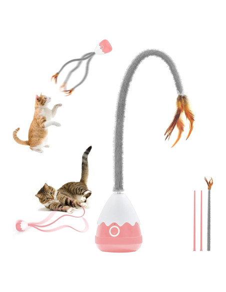 Juguete Electrónico para Gatos Petcronies KC-JP-GJWB Rosa