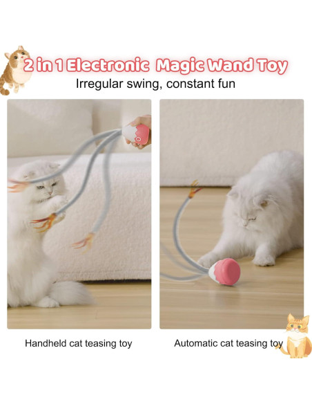 Juguete Electrónico para Gatos Petcronies KC-JP-GJWB Rosa