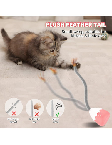 Juguete Electrónico para Gatos Petcronies KC-JP-GJWB Rosa