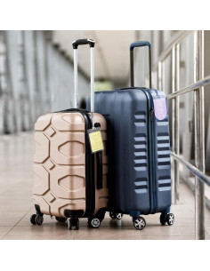 Etiquetas de Equipaje Autolaminadas Juvale 30-Pack 10.4x6.6 cm 2