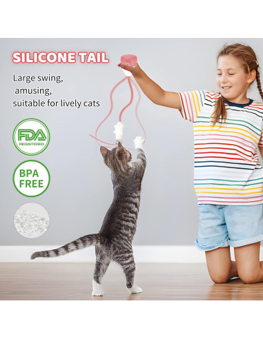 Juguete Electrónico para Gatos Petcronies KC-JP-GJWB Rosa