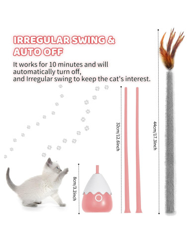 Juguete Electrónico para Gatos Petcronies KC-JP-GJWB Rosa