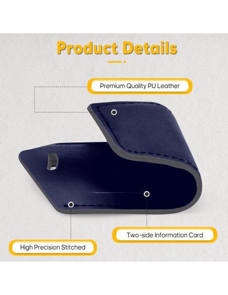 8 Etiquetas de Equipaje de Cuero Travelambo - Duraderas y Personalizables