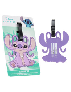 Etiquetas de Equipaje Disney - Ángel Púrpura - PVC Durable