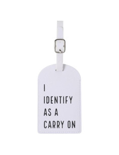 Etiqueta de Equipaje de Cuero Gelid - Divertida y con Privacidad