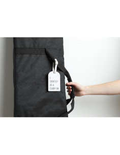 Etiqueta de Equipaje de Cuero Gelid - Divertida y con Privacidad 2