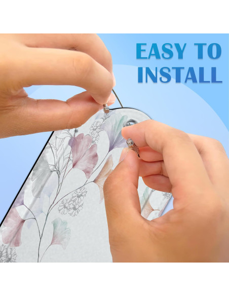 Juego de 2 Etiquetas de Equipaje DEMACYA Flores Acuareladas Juego de 2 Etiquetas de Equipaje DEMACYA Flores Acuareladas