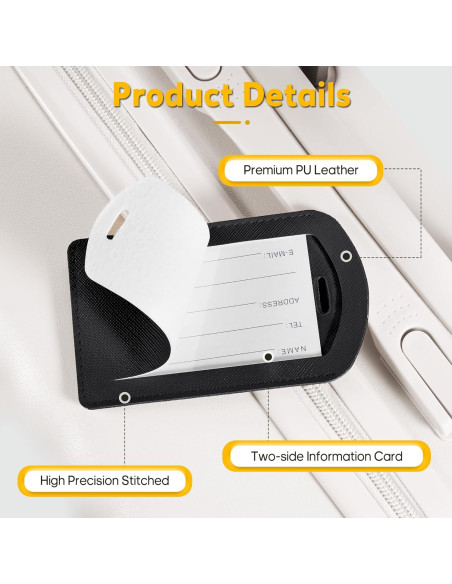 Paquete de 3 Etiquetas de Equipaje Airkit con Protección de Privacidad Paquete de 3 Etiquetas de Equipaje Airkit con Protección de Privacidad