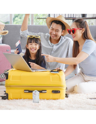 Juego de 2 Etiquetas de Equipaje DEMACYA Flores Acuareladas