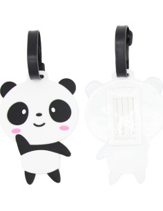 Etiquetas de Equipaje Givotin Panda 2-Pack Silicona 11x9cm 2