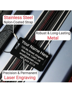 Etiquetas de Equipaje Personalizadas Plinchiako 4 Pzas 5x8.9 cm 2