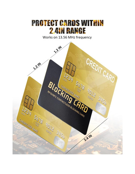 Paquete de 10 Tarjetas Bloqueadoras RFID Linmxiy - Protección Total