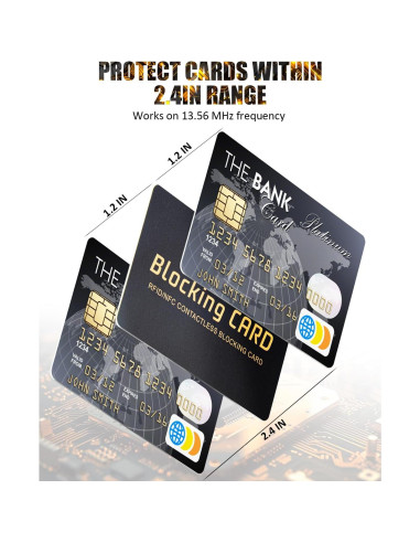 Paquete de 10 Tarjetas Bloqueadoras RFID Linmxiy - Protección Total