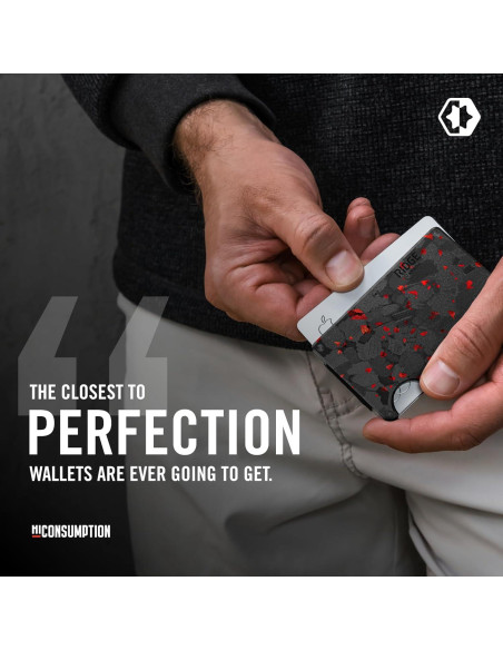 Cartera Ridge Minimalista RFID para Hombres - Forjado Ámbar Cartera Ridge Minimalista RFID para Hombres - Forjado Ámbar