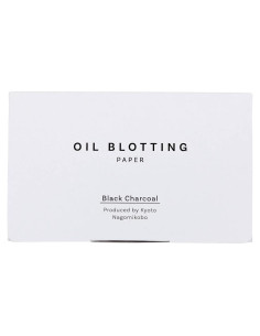 Papel Absorbente de Aceite 100 Hojas Washi Japonés Carbono