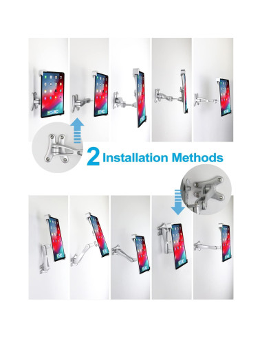 Soporte de Pared Anti-Robo Woleyi para Tabletas 9-14"