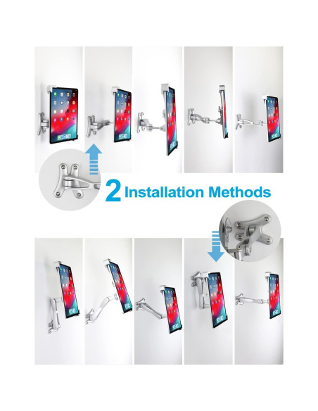 Soporte de Pared Anti-Robo Woleyi para Tabletas 9-14"