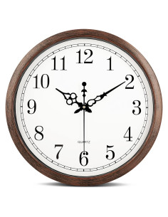 Reloj de Pared Bernhard Products 40 cm Silencioso Clásico Marrón