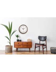 Reloj de Pared Bernhard Products 40 cm Silencioso Clásico Marrón 2