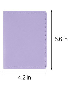 2 Fundas de Pasaporte y Tarjeta de Vacuna Arouselove PU 2