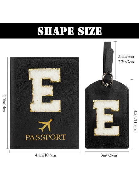 Portapasaporte y Etiqueta de Equipaje Personalizada Genérica Portapasaporte y Etiqueta de Equipaje Personalizada Genérica