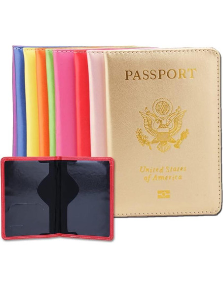 Cartera Soporte Pasaporte Blessings Hub Ultra Delgado Negro