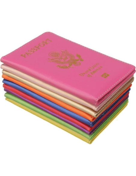 Cartera Soporte Pasaporte Blessings Hub Ultra Delgado Negro