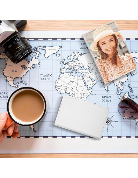 Set de 6 Fundas de Pasaporte de Cuero PU para Sublimación DIY