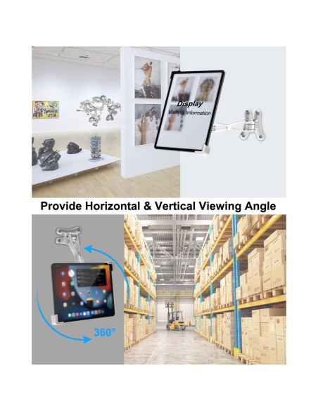 Soporte de Pared Antirrobo Dosvsi para Tabletas 7-11"