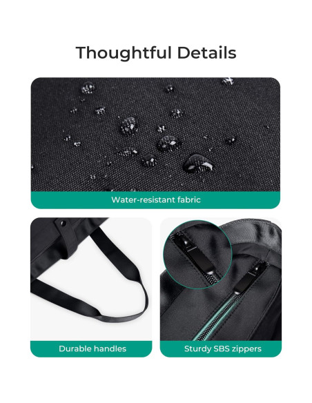 Bolsa Tote Plegable BAGSMART para Mujeres 42x15x36 cm