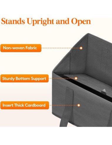 Bolsas de Compras Reutilizables Lifewit 3 Piezas Negras