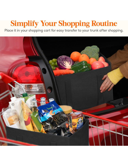 Bolsas de Compras Reutilizables Lifewit 3 Piezas Negras