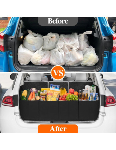 Bolsas de Compras Reutilizables Lifewit 3 Piezas Negras