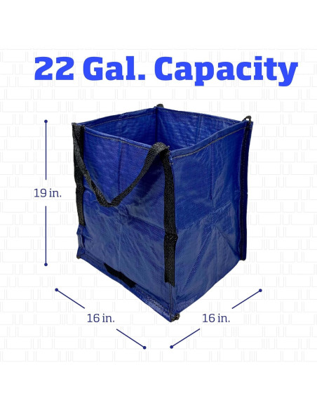 Bolsa de Almacenamiento DURASACK 22 Galones Azul Resistente