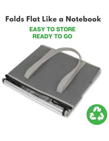 Bolsas de Compras Reutilizables Aisladas Creative Green Life XL - 2 Pack