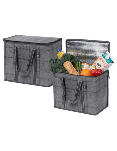 VENO Bolsa Térmica Aislada Reutilizable 2 Paquete Cuadro