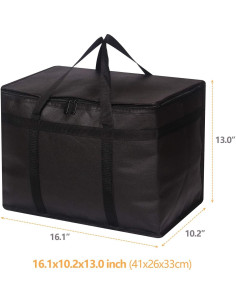 Bolsas de Compras Reutilizables Aisladas DIOMMELL XL 40.9x33x25.9cm 2