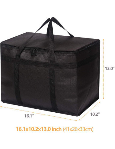 Bolsas de Compras Reutilizables Aisladas DIOMMELL XL 40.9x33x25.9cm