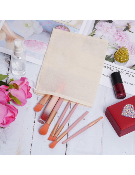 Bolsas de Algodón Reutilizables Tayfremn 50 Pcs 15.2x20.1 cm Bolsas de Algodón Reutilizables Tayfremn 50 Pcs 15.2x20.1 cm