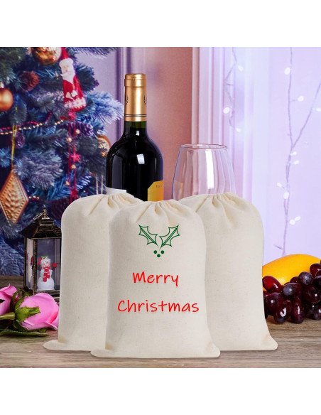 Bolsas de Algodón Reutilizables Tayfremn 50 Pcs 15.2x20.1 cm Bolsas de Algodón Reutilizables Tayfremn 50 Pcs 15.2x20.1 cm