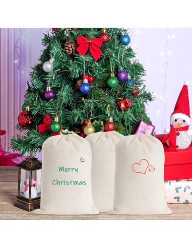 Bolsas de Algodón Reutilizables Tayfremn 50 Pcs 15.2x20.1 cm