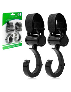 Ganchos Versátiles para Carritos FOROV - Clips para Bolsas 2 Pcs