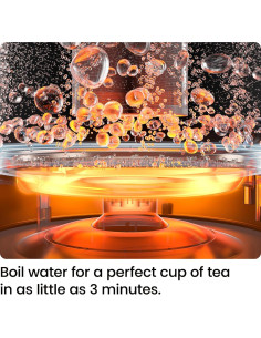 Hervidor Eléctrico Chefman 1L 1500W con Infusor de Té 2