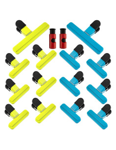 Clips para bolsas de comida MHS Eco Friendly - 16 piezas